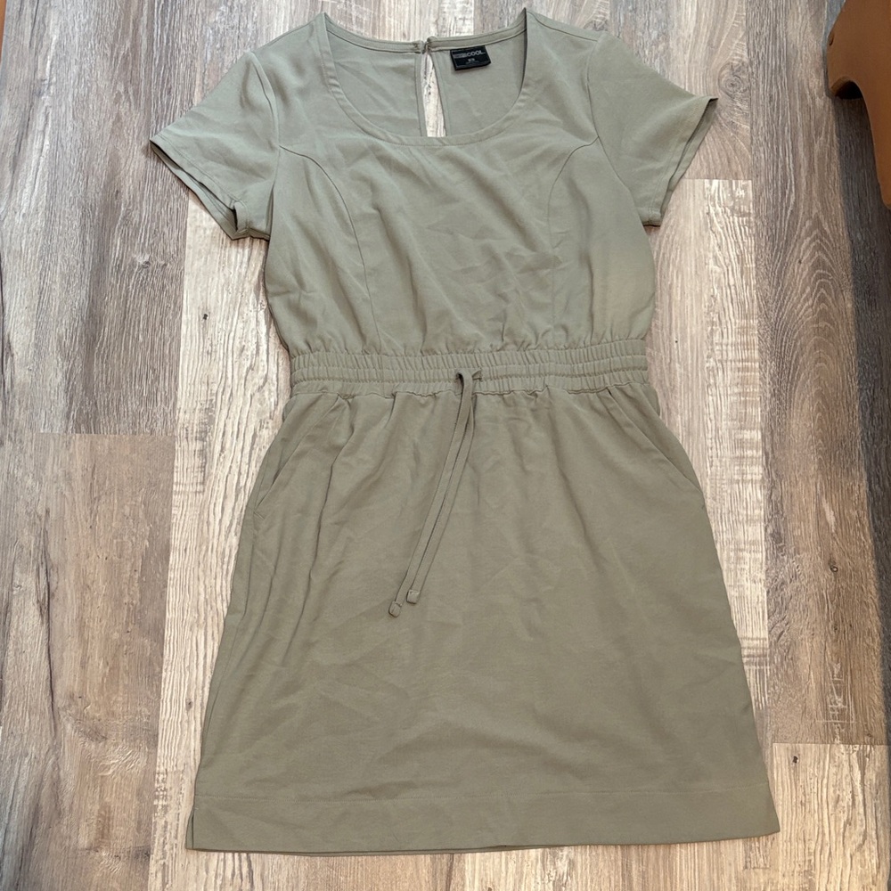 32 Degrees Olive Short Sleeve Mini Dress